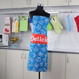 Custom Design Printed Cotton Kitchen Apron for Women