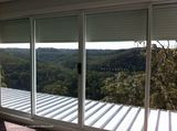 Top Mounted Brown Powder Coat Aluminium Exterior Roller Window Shutters