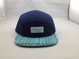 National Style Flat Brim 5 Panel Sanpback Cap Manufacture in China