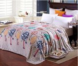 Good Quality Printed Flannel Blanket, Flannel Fleece Bedding