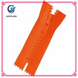 Solid Color Plastic Zips with Painted Slider