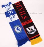 OEM Football Team Logo Fans Scarf for Football Match