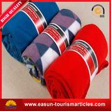 Polyester Promotional Comfortable Travel Polar Fleece Blanket, Aviation Fleece Blanket