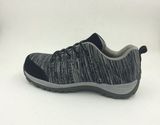 New Designed Flyknit Fabric Grey Color Safety Shoes (16063)