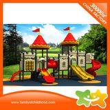 2017 Newest Manufacture Flag Castle Plastic Slide for Children