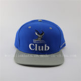 Custom Club Two Tone Plastic Snapback Hat with 2D Embroidery