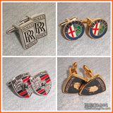 Classical Custom Enamel Cufflinks for Car Brands