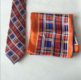 Fashion Square Check Design Silk Neckties and Scarves