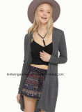 OEM Girl Fashion Hot Sales Long Sweater Cardigan (W17-741)