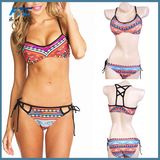 Retro Bikini 2017 Women Swimsuit Strappy Push up Swimwear