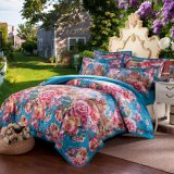 Home Textile Cotton Satin Bed Linen Bedding Set
