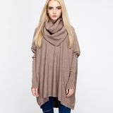 2017 New Design European Style Loose Knitted Blouse Sweater for Women