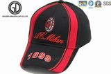 Top Quality Embroidery Patch Label Black Baseball Caps/ Sports Hats