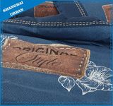 Blue Jeans Design Polyester Duvet Cover Bedding Set