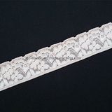 30mm Jacquard Comez Crochet Knitting Lace for Lingerie (bra, panty, thong)