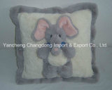 Stuffed Square Elephant Cushion with Soft Material