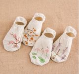 Chinese Style Beauty Design Unisex Ankle Sock