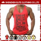 Custom Fitness Bodybuilding 100% Cotton Man Sport Gym Clothing Vest (ELTMBJ-588)