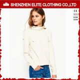 Best Quality Custom Cheap Plain High Callar Hoodie (ELTCHI-21)