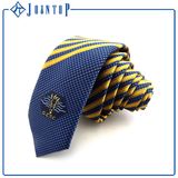 Fashion High Quality Sbright Colored Tripe Woven Silk Necktie