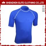 Cheap Wholesale Plain Blue Rash Guards Men Summer (ELTRGI-6)