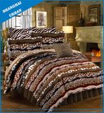 5 Piece Animal Prints Polyester Comforter Set