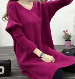 V-Neck Long Sweater Sweater (BTQ205)