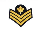 Hand Embroidery Epaulet/Patch/Badge/Emblem for Brooch with Metallic Wire/India Silk