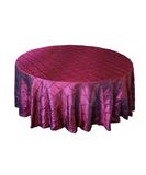 Pintuck Taffeta Wedding Party Tablecloth Decoration Banquet