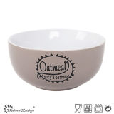 Homestyle Simple Silk Screen Oatmeal Bowl
