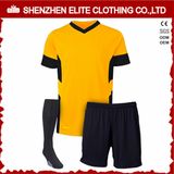 Customized Blue and White Soccer Uniform Kits for Clubs