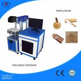 CO2 Leather Jeans Fiber Laser Marking Machine for Wood