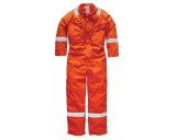 Orange 100%Cotton Flame Retardant Safety Clothing Overall