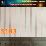 Pink Polyester Yarn Dyed Stripe Fabric for Suit Lining (S103.156)