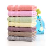 Promotional Bamboo Fiber Face / Hand /Bath Towels with High Water Absorption