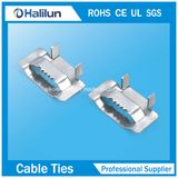 Ear-Lokt Stainless Steel Banding Buckle with Free-Style Length Tie