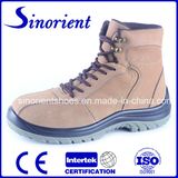 Safety Work Protection Nubuck Leather Footwear with Steel Toe RS7058