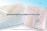 Embossed Mink Folding Sonic Quilted Baby Blanket