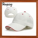 White Wool Sandwich 6 Panel Baseball Cap