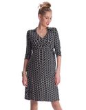 New Fashion Style Geo Printing Maternity Wrap Dresses