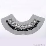 Wholesale Fashion Rhinestone Bead Acrylic Collar Yarn Fabric Garment Accessories