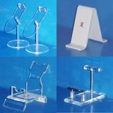 Acrylic Shoe Rack Display Stand Bracket Sandal Support Frame