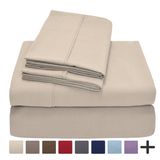 1800 Ultra-Soft Wrinkle Resistant Microfiber Deep Pocket Bedsheet Set