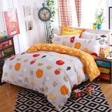 Printed Polyester Duvet Covers Bedsheets Bedding