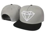 Diamond Snapback Hats Flat Brim Snapback Caps