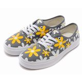 Fashion Design Yellow Floral Espadrilles Canvas Shoes for Male/Femal