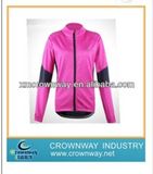 Womens Pink Casual Cycling Jersey with High Quality (CW-S-CJ41)