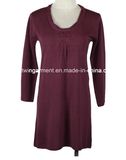 Women Knitted Long Sleeve Tight Sweater Sexy Dress (L15-051)