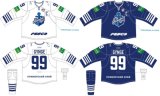 Customized Kontinental Hockey League Admiral Vladivostok Hockey Jersey