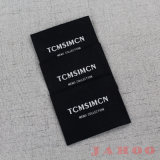 Custom Black Woven Clothing Neck Labels for Garment Accessories